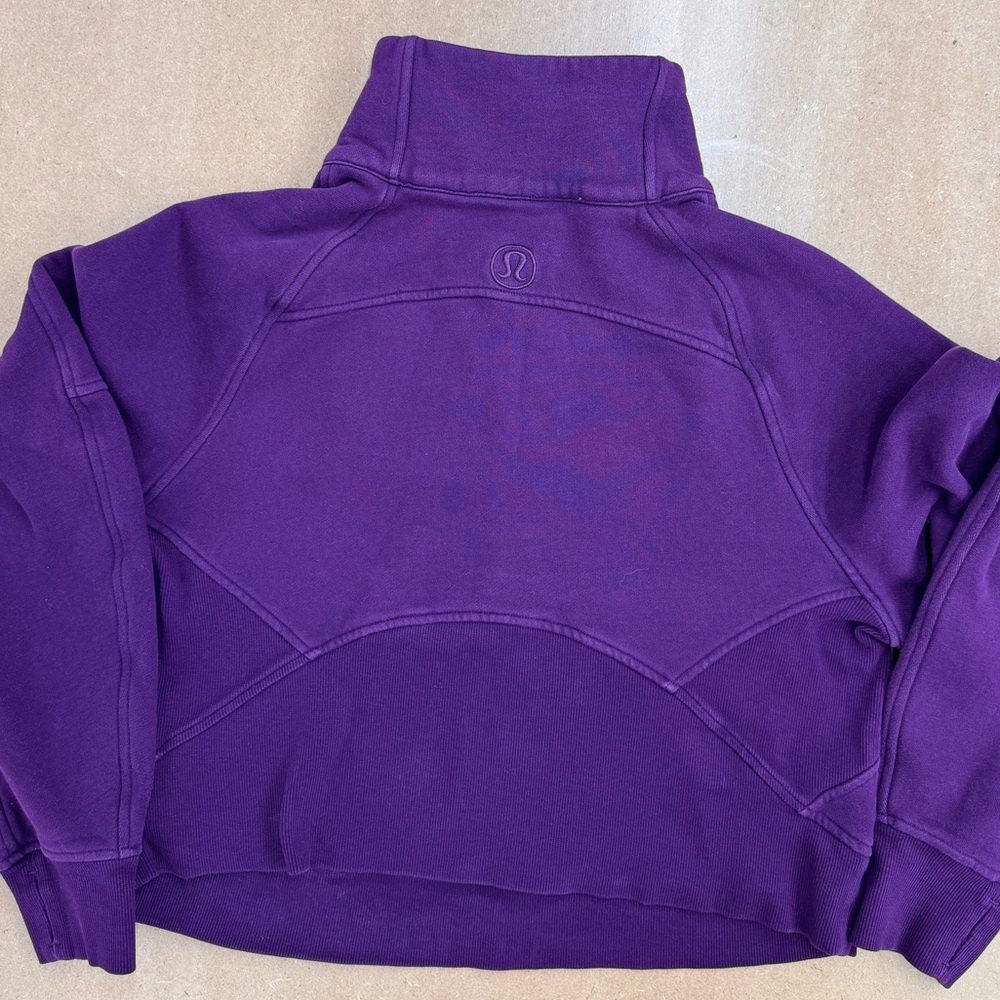 Lululemon half-zip Purple Sweatshirt - Picture 7 of 8